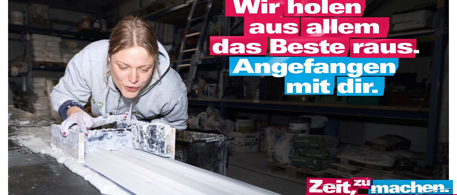 Imagekampagne - Zeit zu machen, das Beste