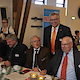 Gemeinsam bei Tisch: Unternehmer Manfred Guggenmos, stv. Vollversammlungsmitglied Alois Göppel, MdL Eberhard Rotter, Hans-Peter Rauch und Roland Bürzle, stellv. Landrat.